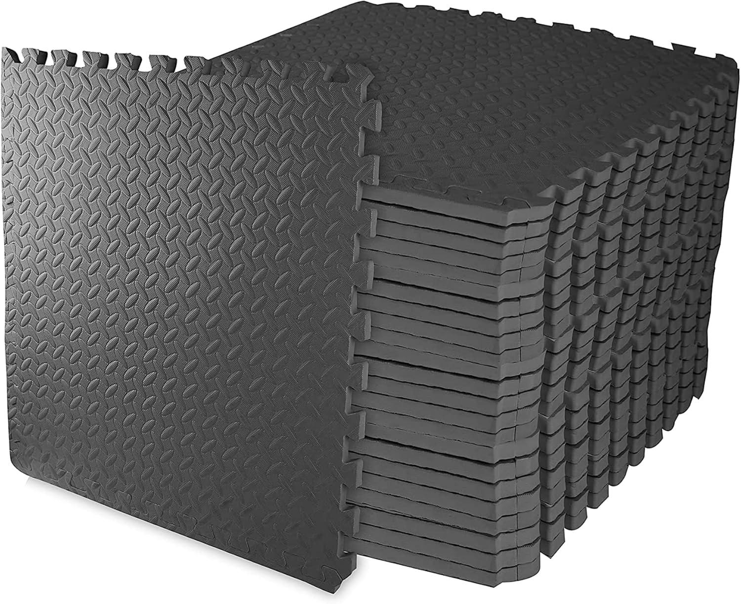 BalanceFrom Fitness Interlocking EVA Foam Exercise Mat Tiles