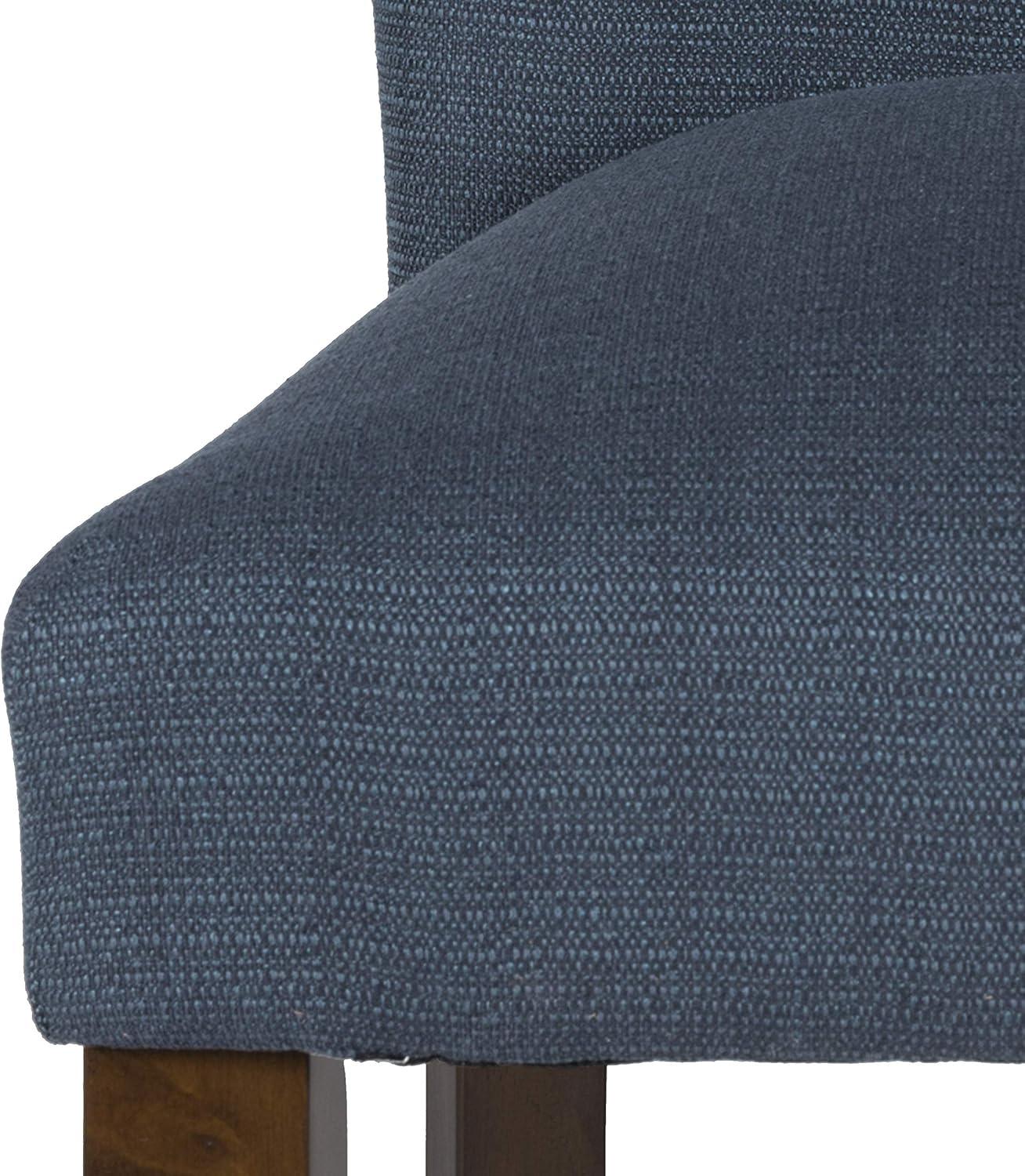 HomePop Classic Parsons Dining Chair, Blue Fabric