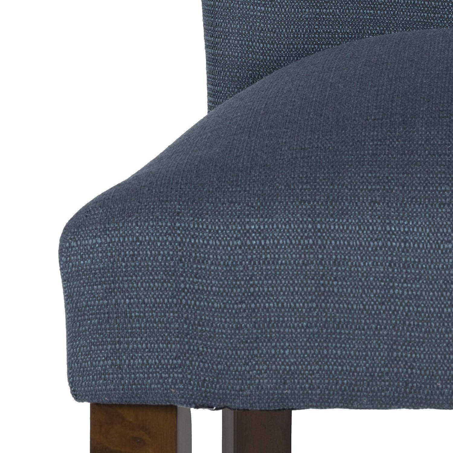 HomePop Classic Parsons Dining Chair, Blue Fabric