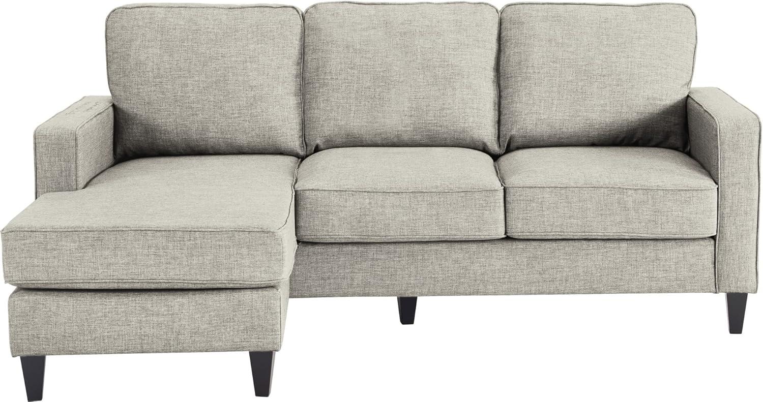 Serta Harmon Upholstered Reversible Sectional Sofa and Chaise