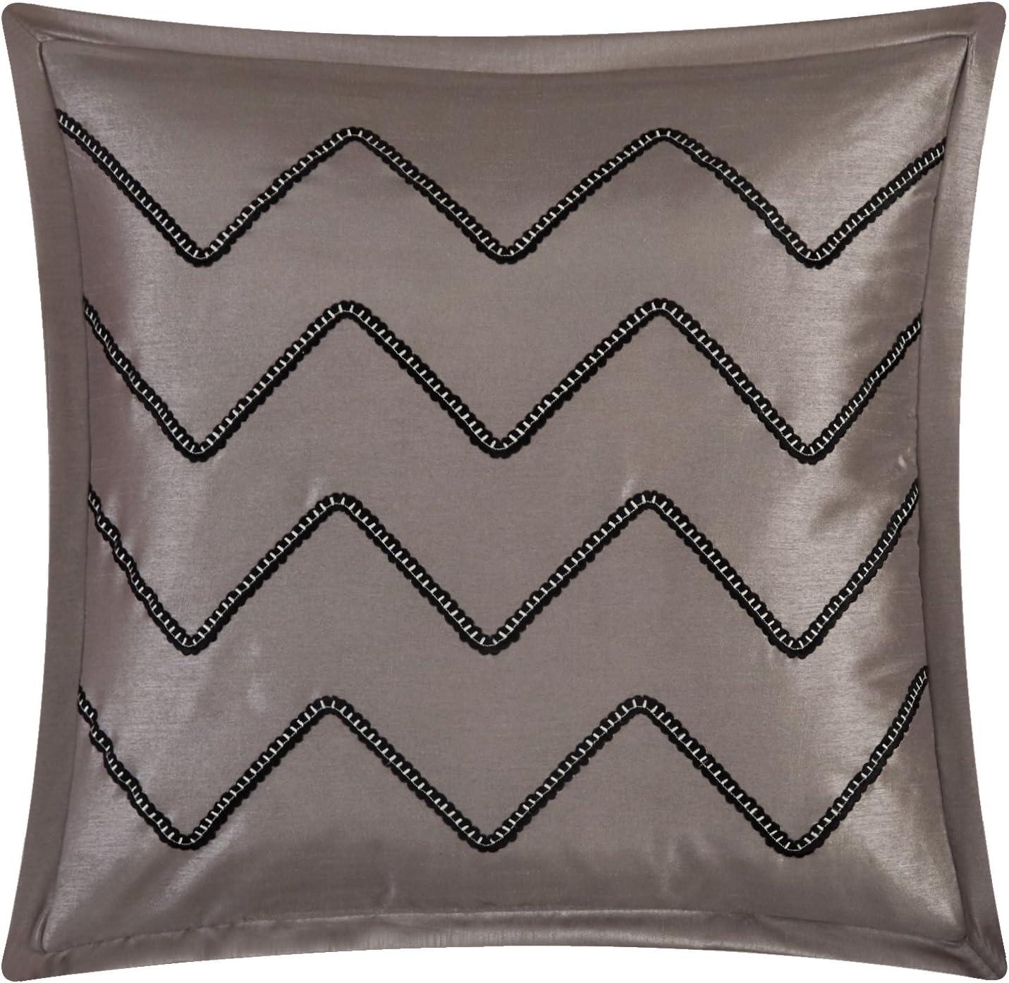 Nanshing America, Inc Pierre 7 Piece Luxury Glam Comforter Set