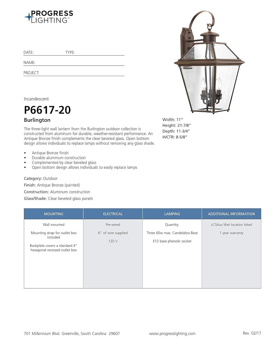 Calais 3 Light Empire Outdoor Wall Light