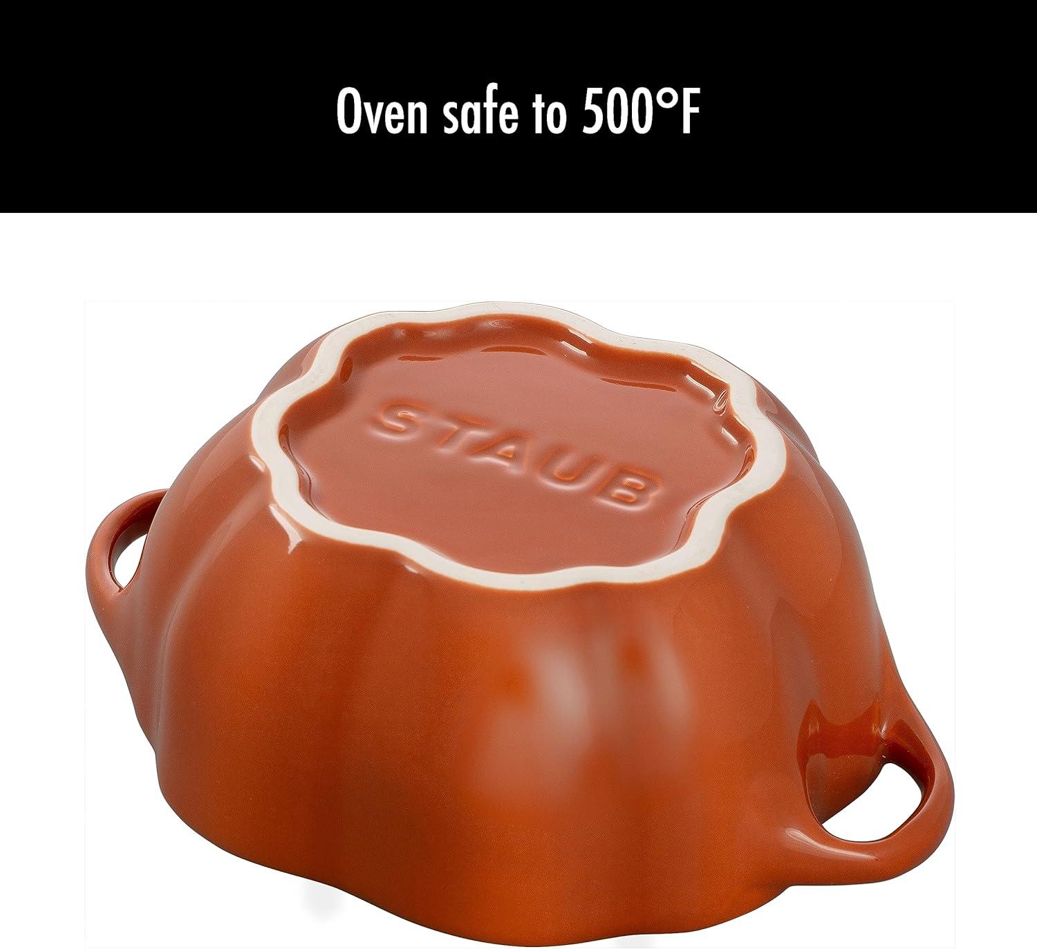 Staub Ceramic Pumpkin Cocotte