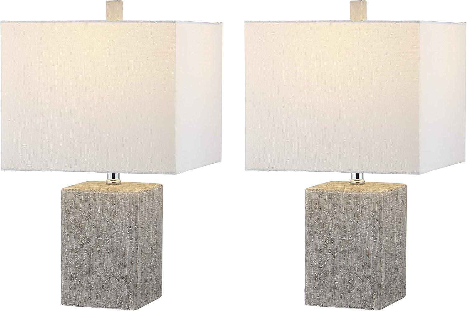 Jaxon Ceramic Table Lamp (Set of 2) - Grey - Safavieh.