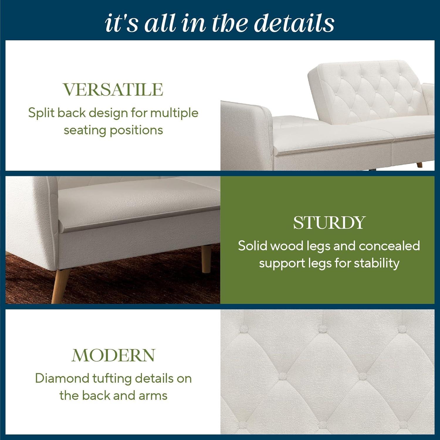 Tallulah Memory Foam Futon