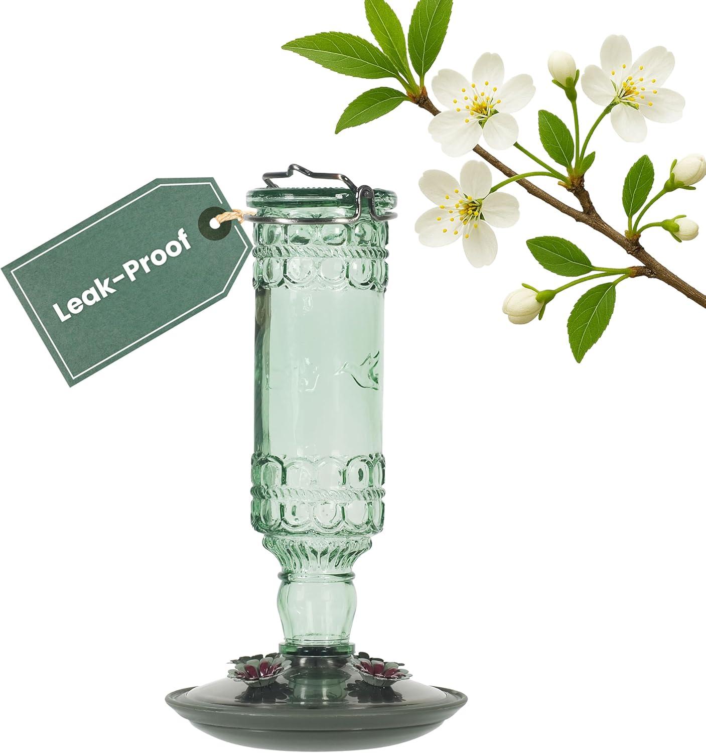 Woodstream Glass Hanging Soda Bottle Feeder