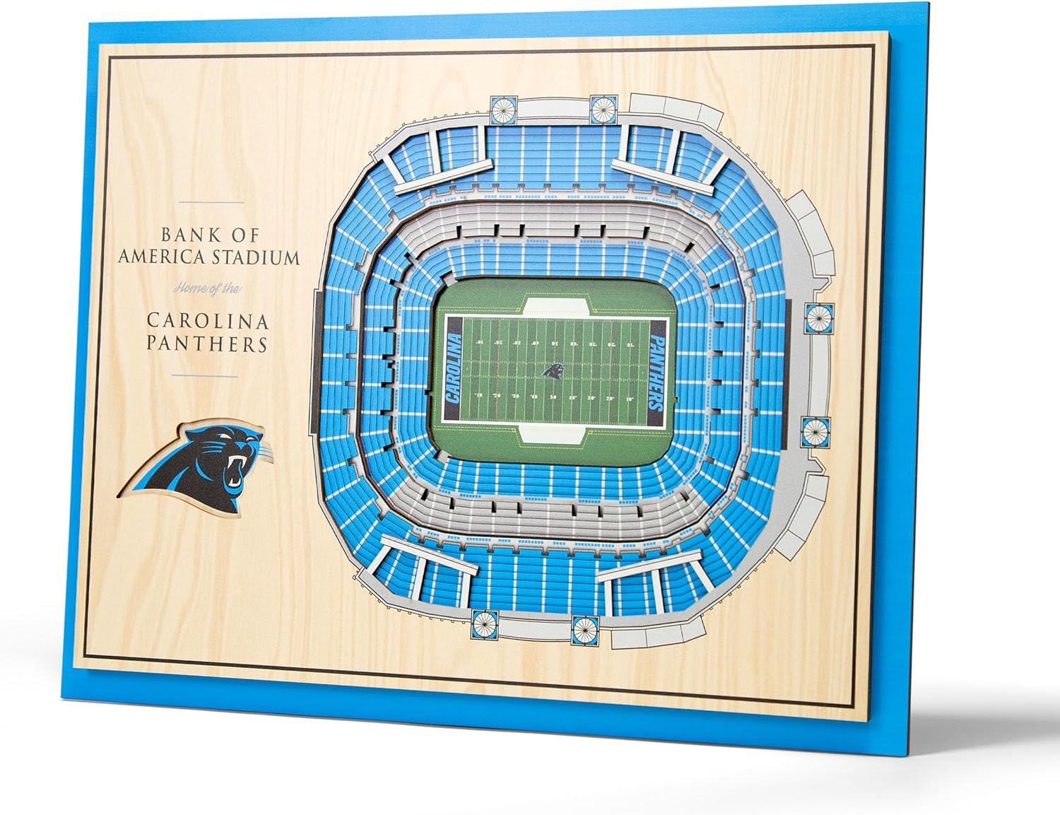 YouTheFan NFL 5-Layer Stadiumview Wall Art