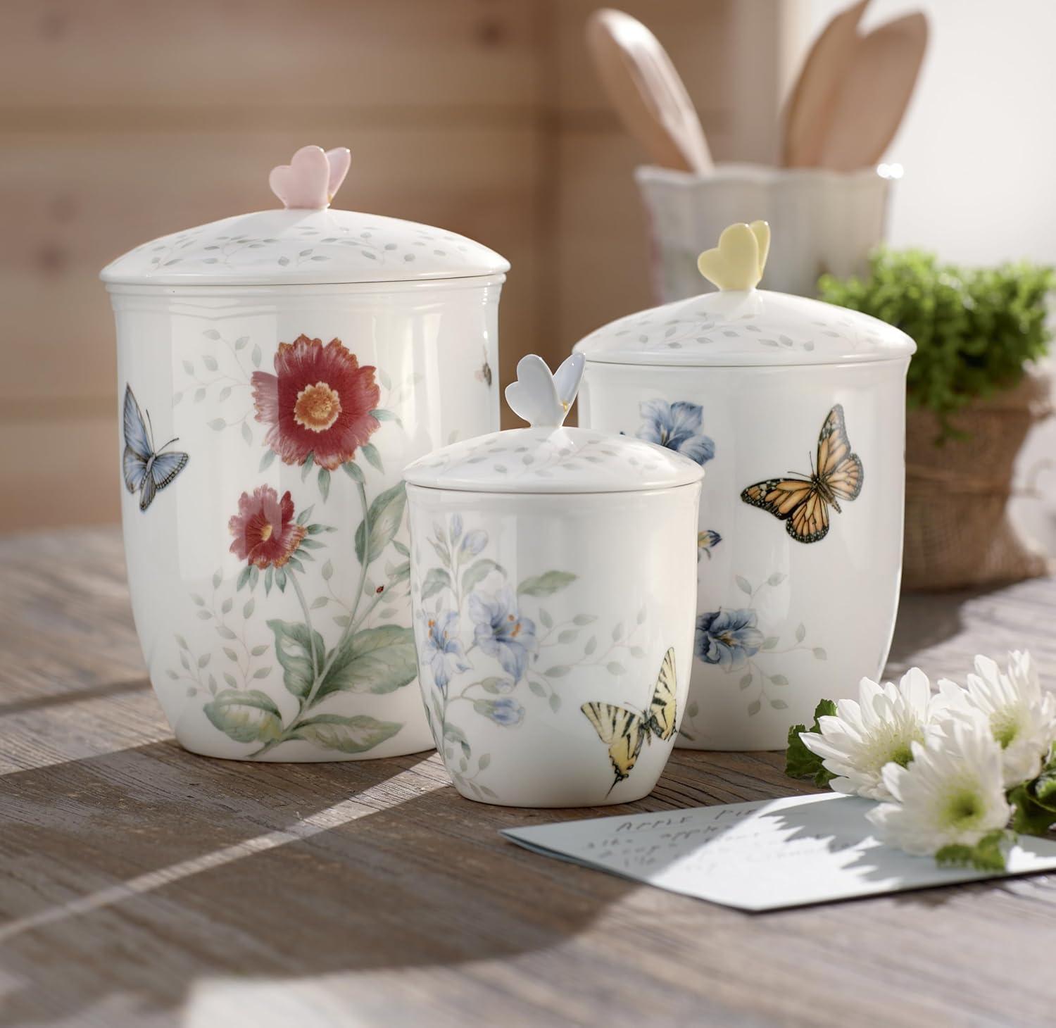 Lenox Butterfly Meadow 3-Piece Canister Set