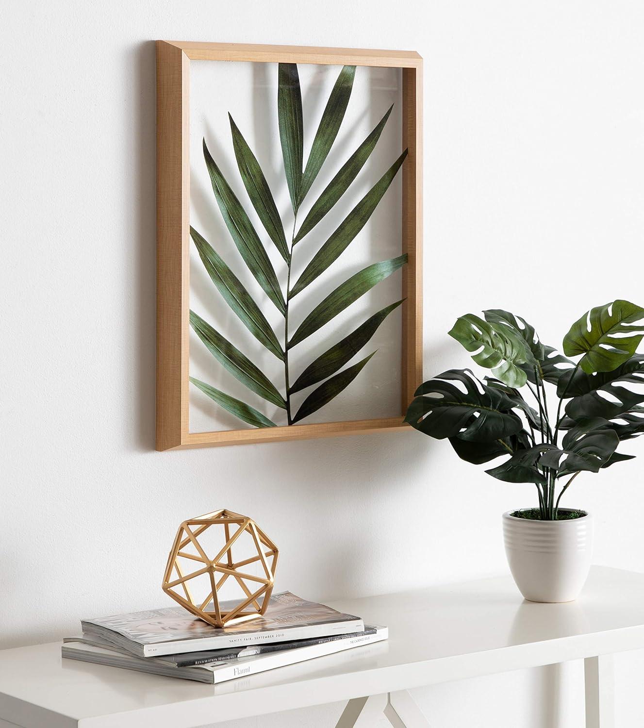 16" x 20" Blake Botanical 5F Framed Printed Glass by Amy Peterson - Kate & Laurel All Things Decor