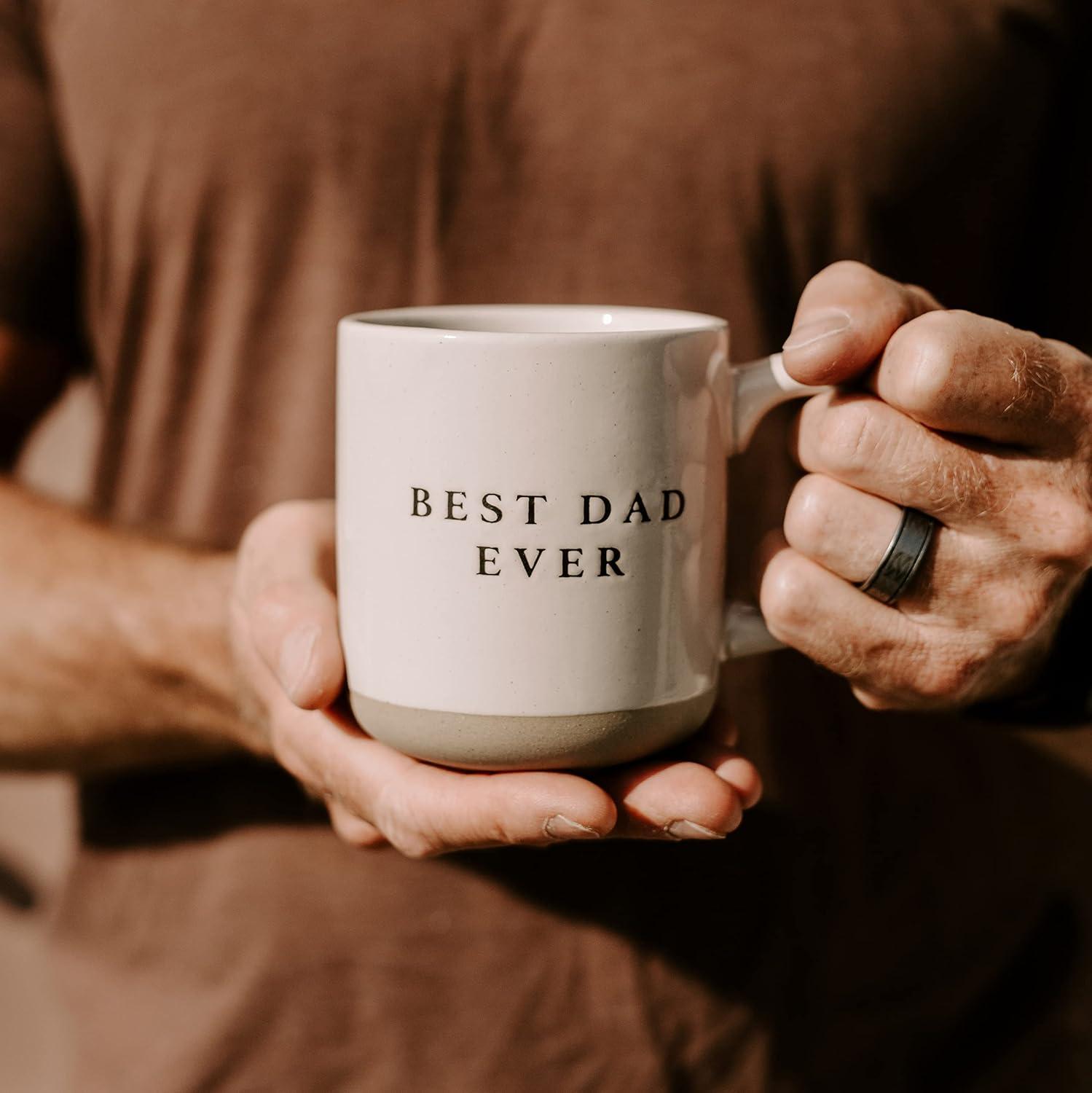 Sweet Water Decor Best Dad Ever Stoneware Coffee Mug -14oz