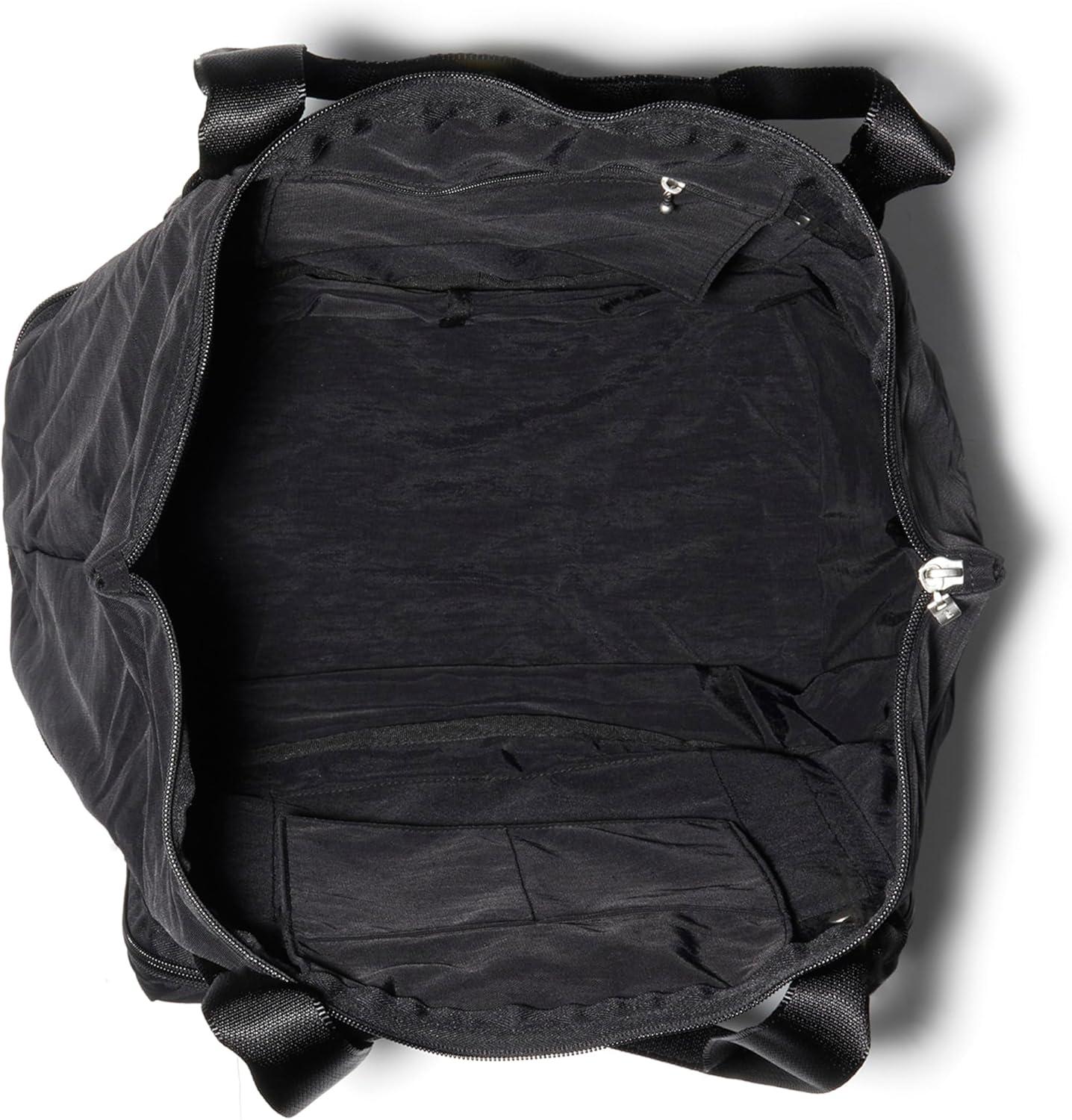 baggallini Carryall Expandable Packable Tote Bag - Black