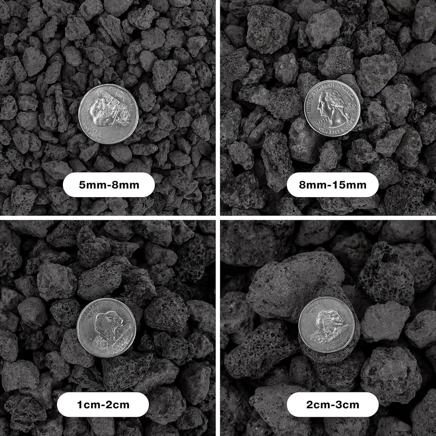 American Fireglass Lava Rock - 10 lbs.