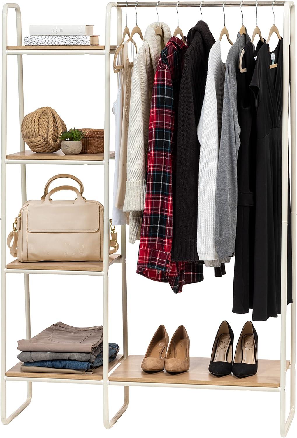 39.8'' Manufactured Wood Clothing Rack
