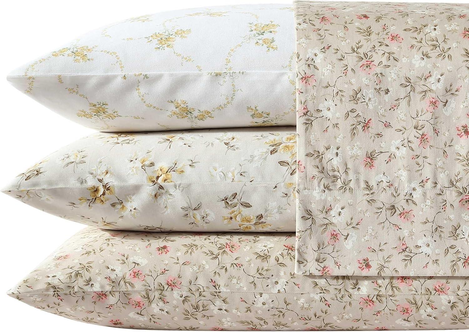 Laura Ashley Sateen Cotton Printed Sheet Sets