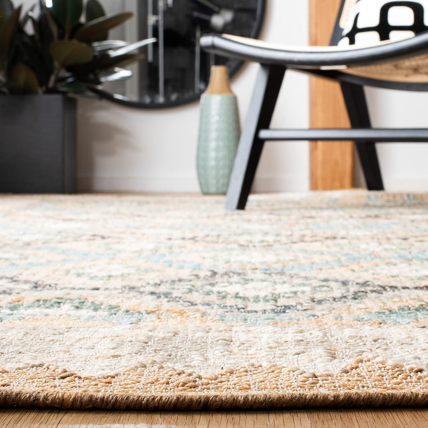 Kilim KLM756 Hand Woven Area Rug - Blue/Ivory - 5'x8' - Safavieh.