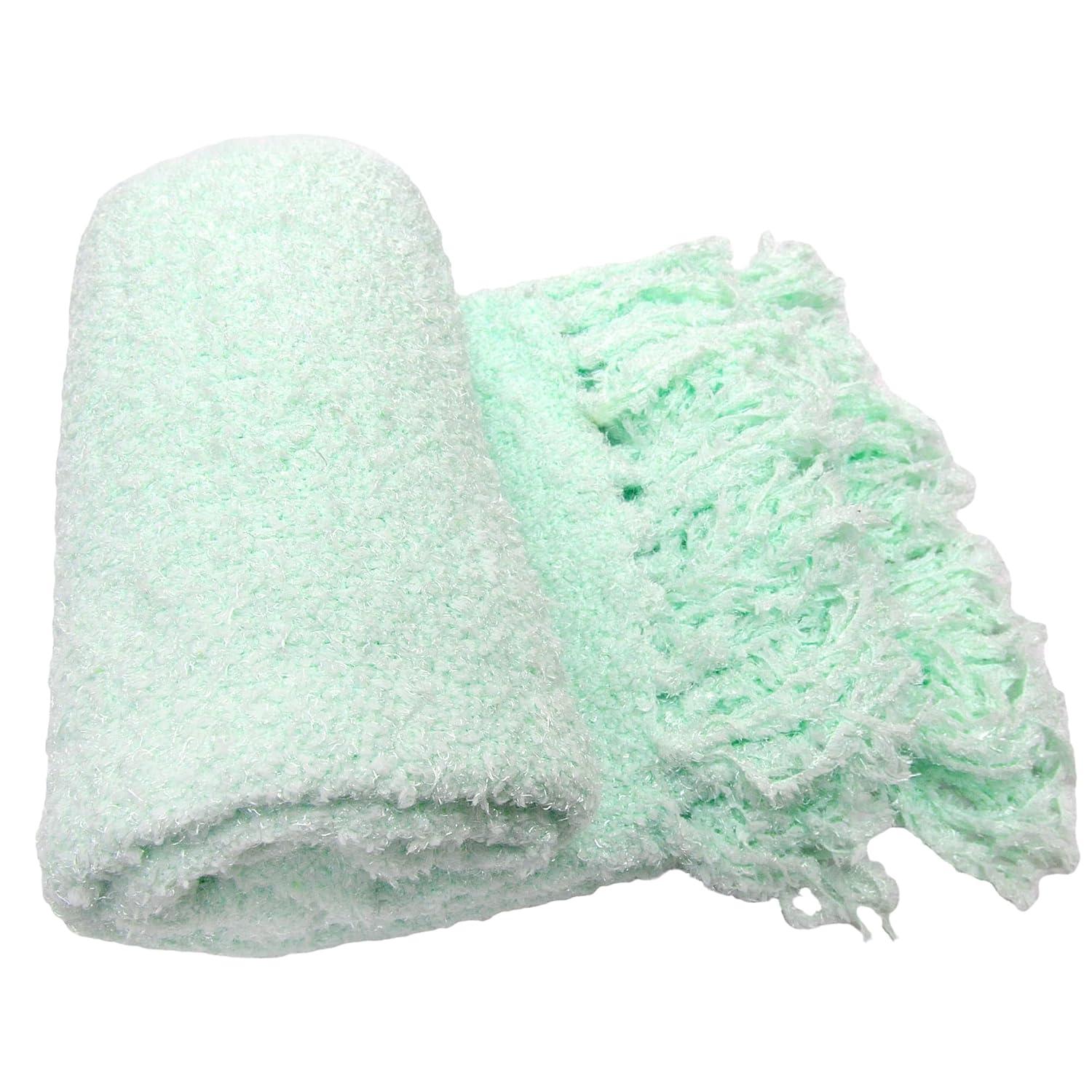 Home Soft Things Fluffy Handmade Throw Blanket