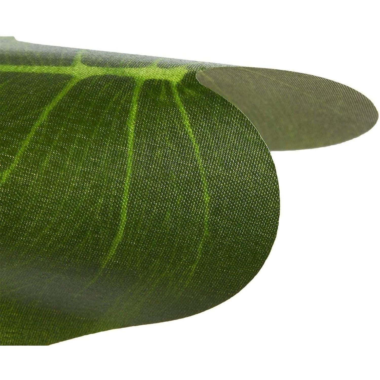 Blue Panda 60 Pieces Artificial Palm Leaves - 8 Inches Tropical Monstera Leaf for Luau Hawaiian Birthday Party Decorations, Safari Jungle Baby Shower