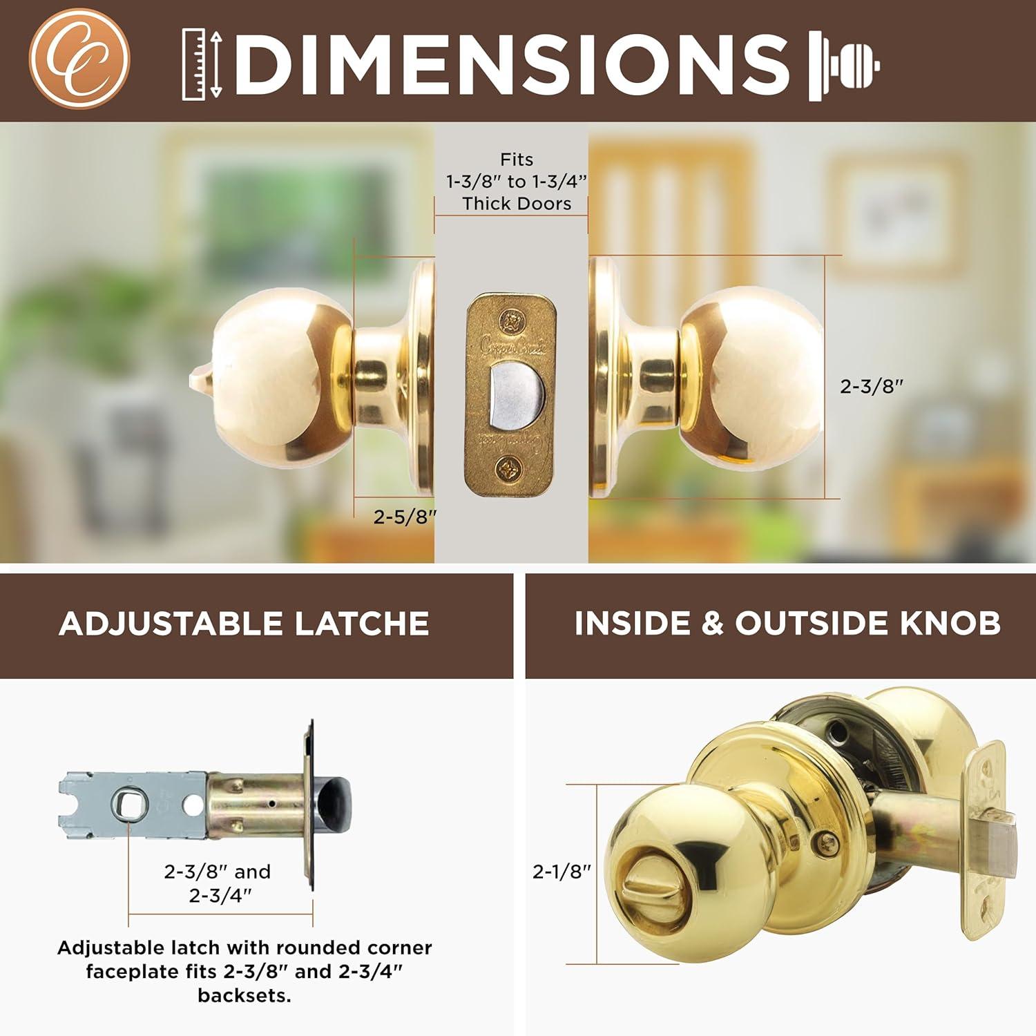 Ball Privacy Door Knob
