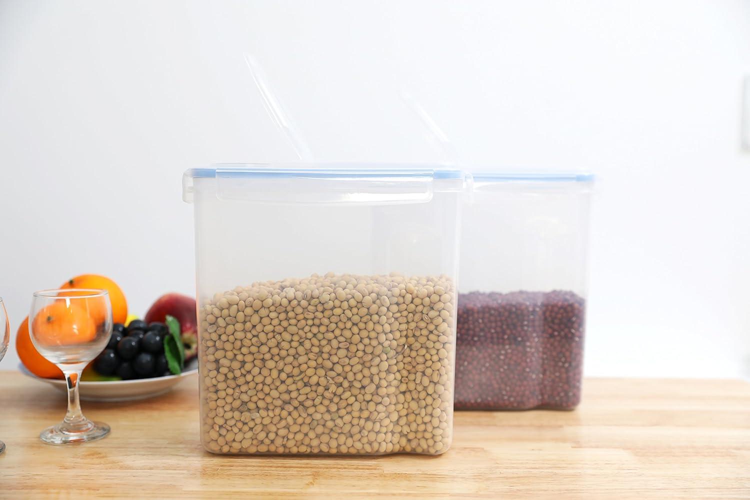 Food Storage - Set of 2 Containers and 2 Lids