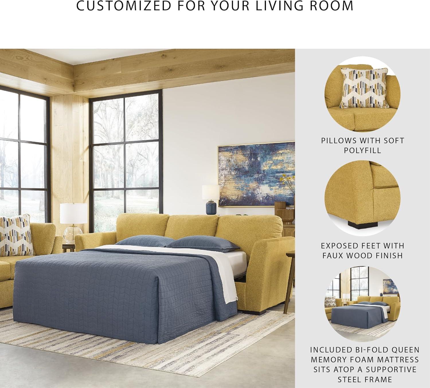 Signature Design by Ashley Keerwick Yellow Sofa