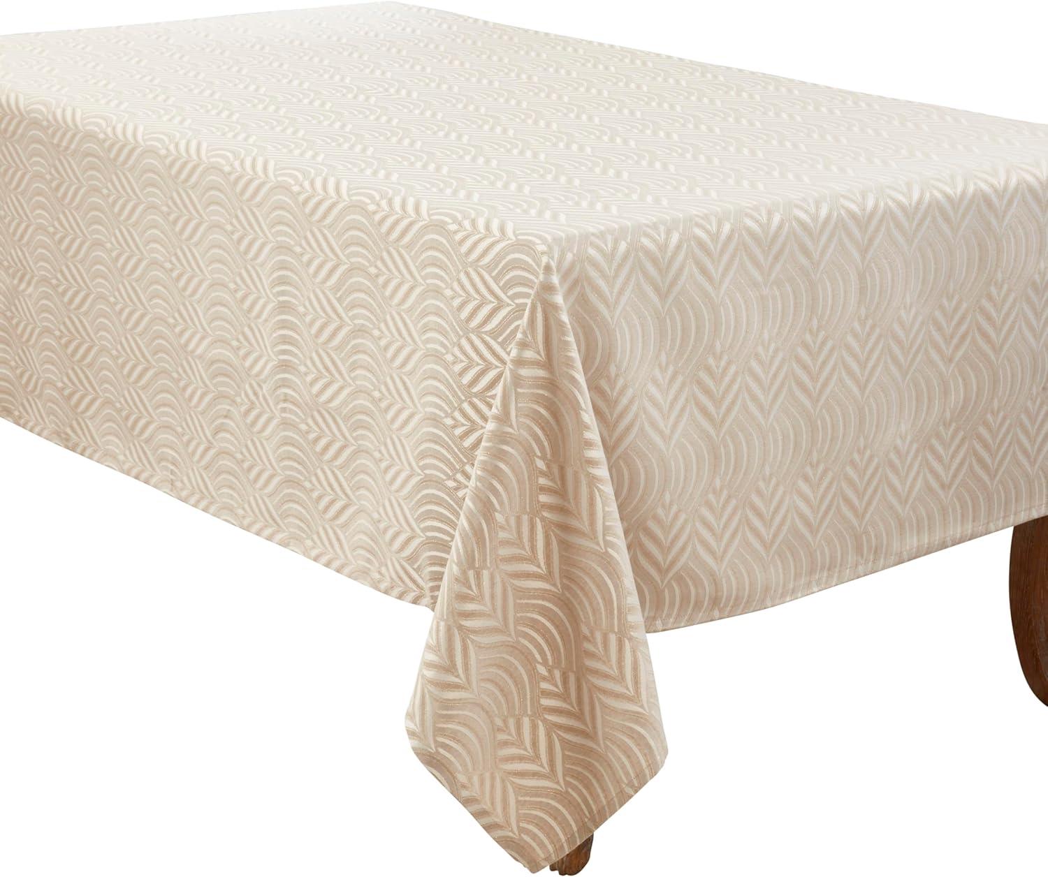 Saro Lifestyle Exquisite Jacquard Design Tablecloth