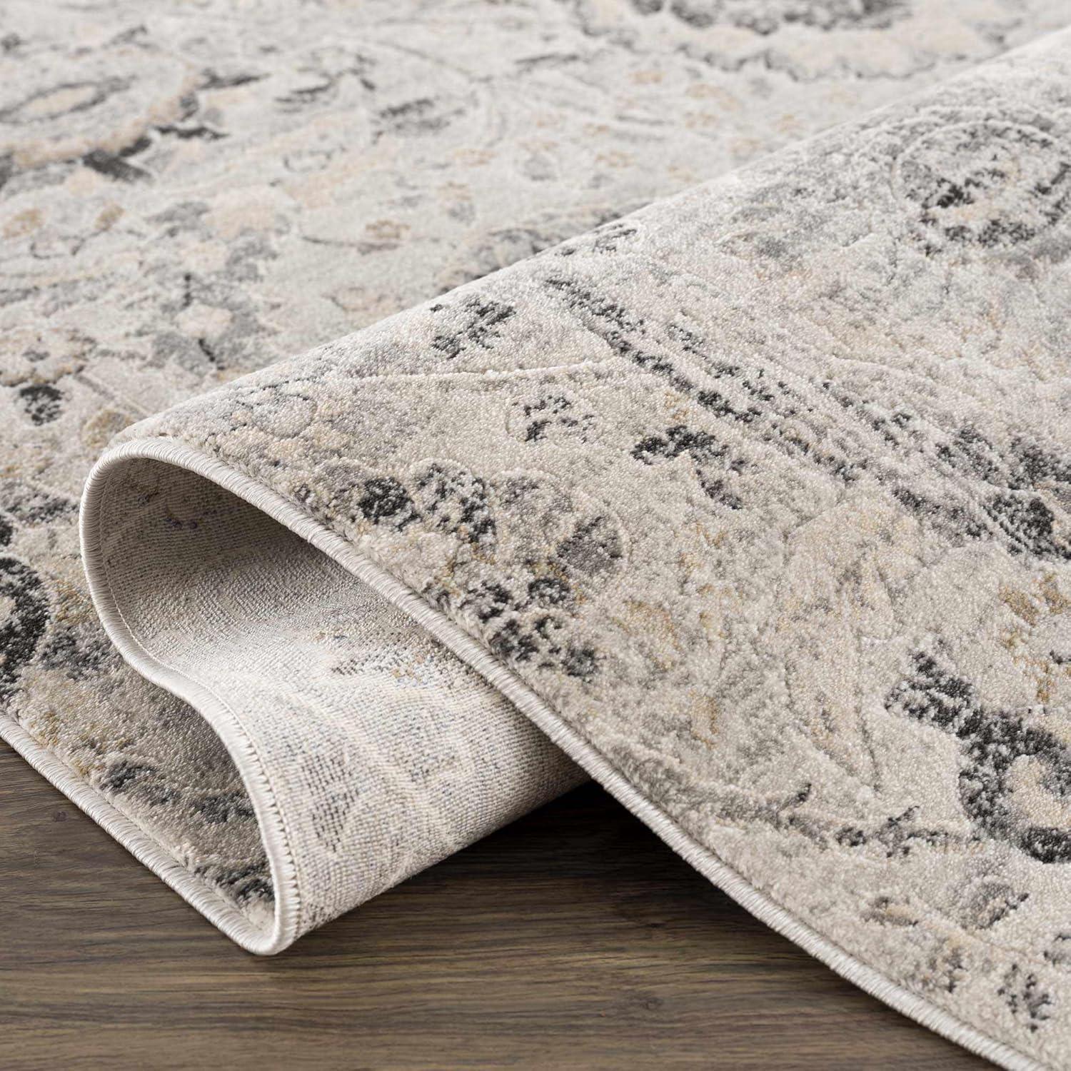 Hauteloom Rectangle Area Rug   Charcoal