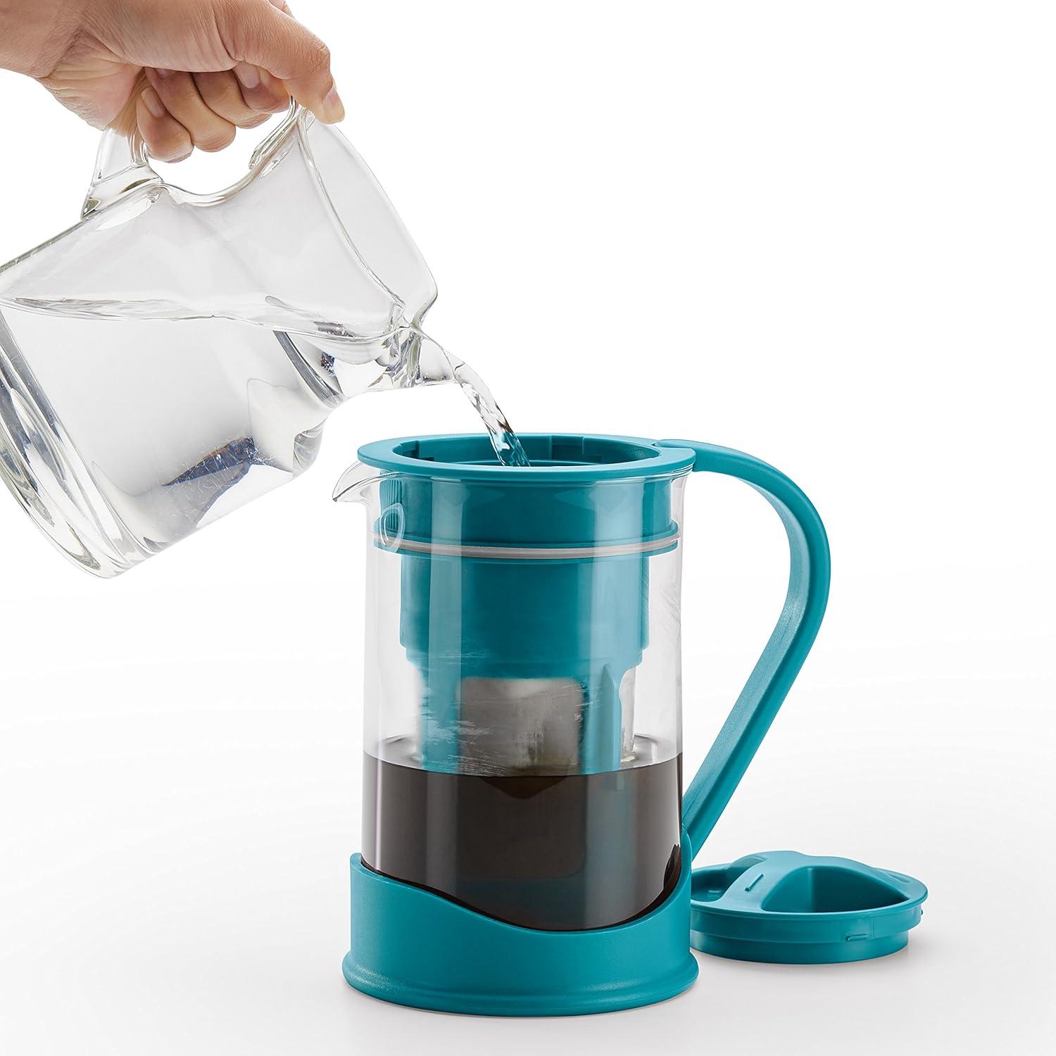 BonJour Coffee Maker Cold Brewer, Aqua