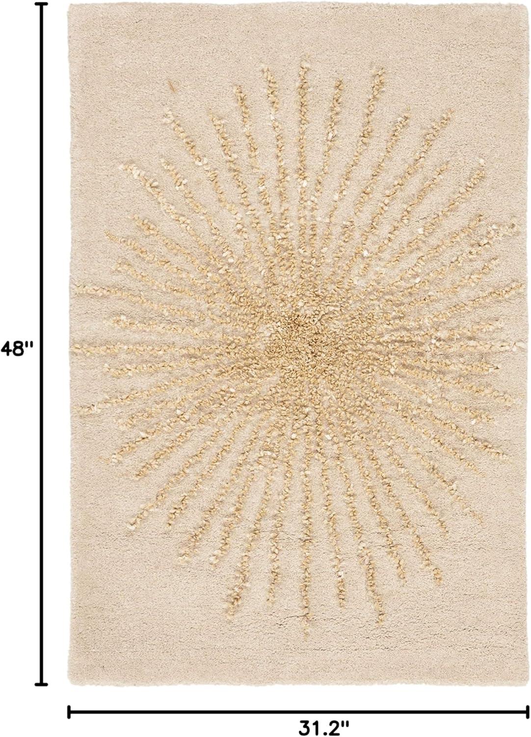 Soho SOH712 Hand Tufted Accent Rug - Beige - 2'6"x4' - Safavieh.