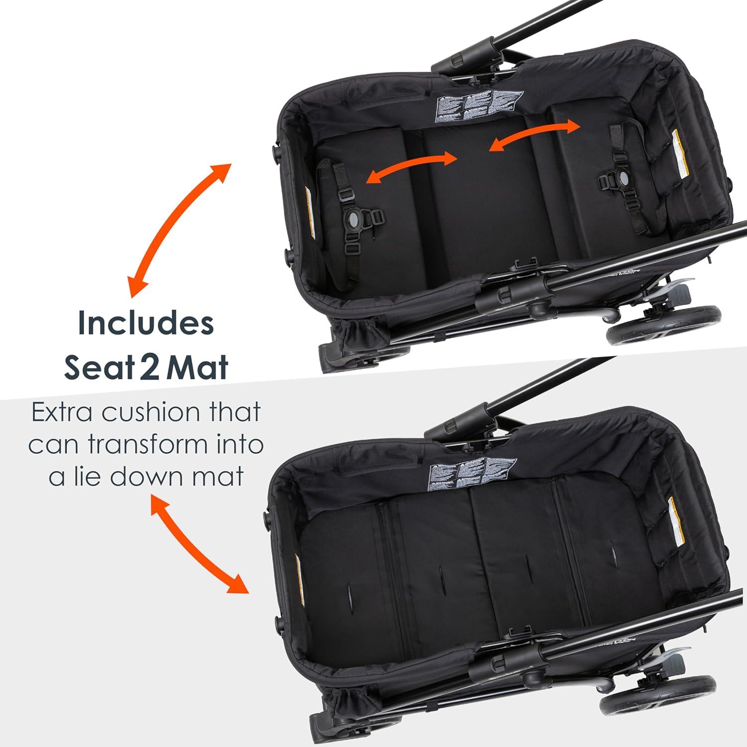 Baby Trend Baby Trend Foldable 4 Wheel Multi-Child Stroller with Storage