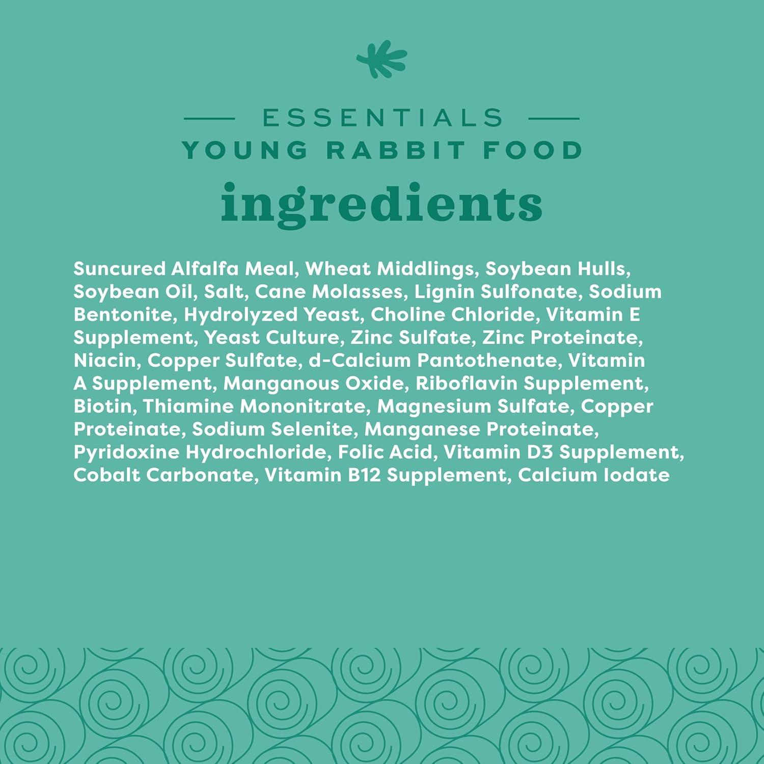 Oxbow Essentials Young Rabbit Food, 5 lbs.