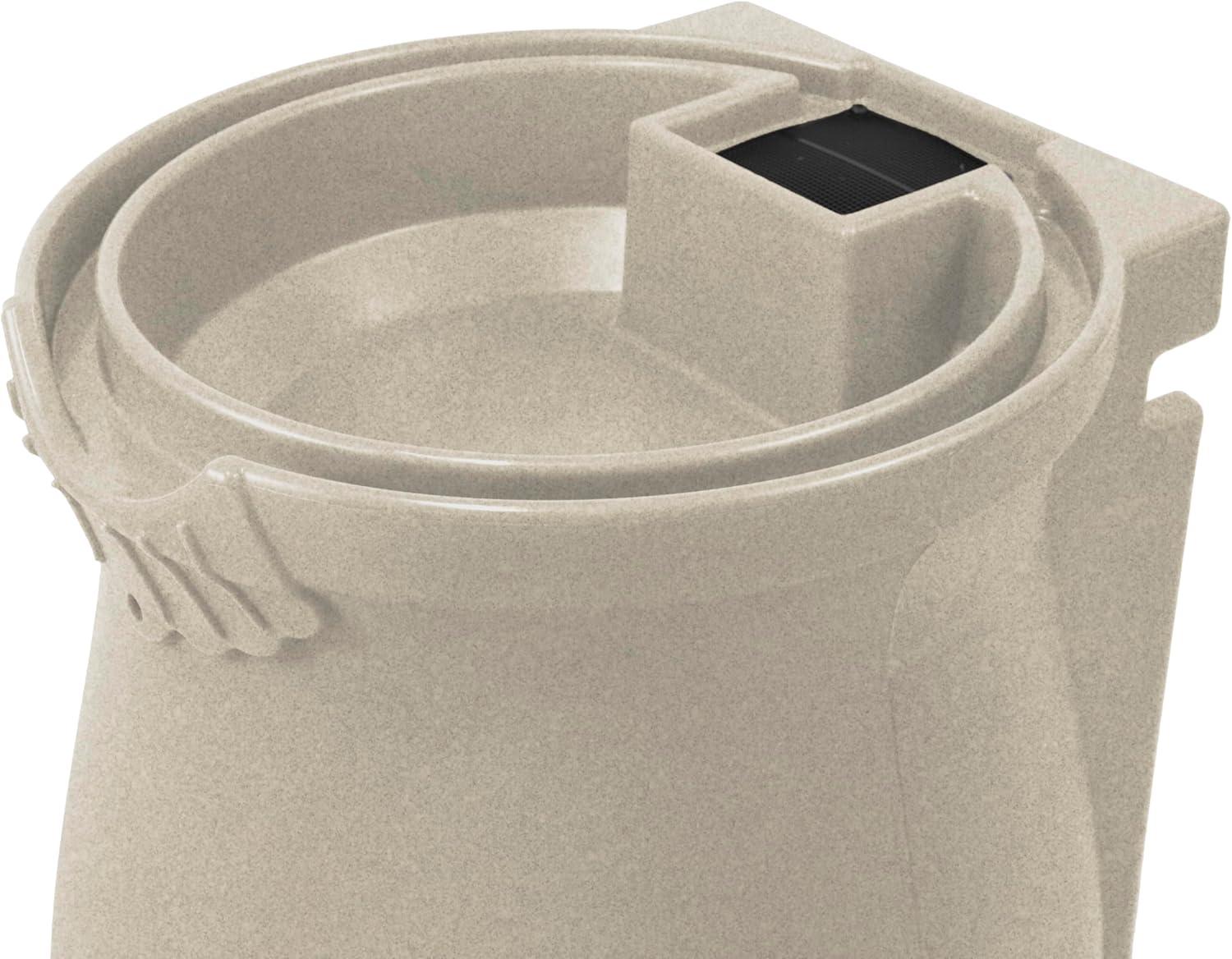 Good Ideas Good Ideas 50 Gallons Plastic Drainable Dual Overflow Planter Rain Barrel
