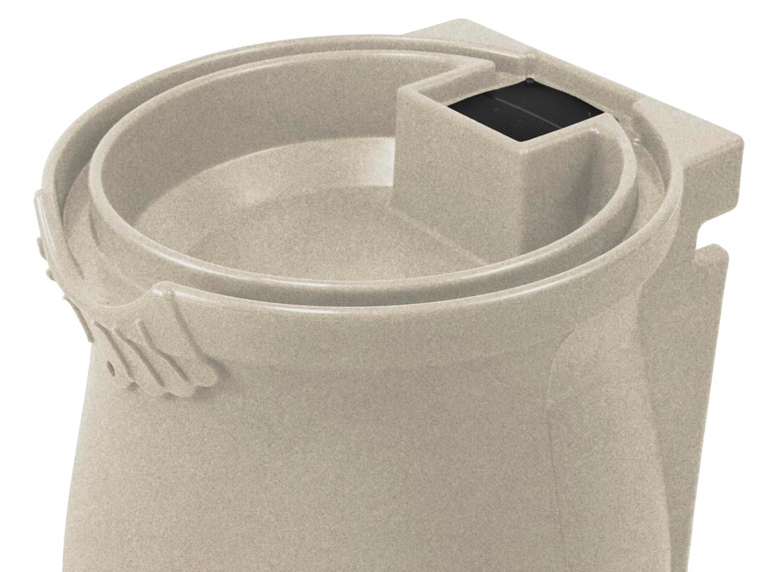 Good Ideas Good Ideas 50 Gallons Plastic Drainable Dual Overflow Planter Rain Barrel