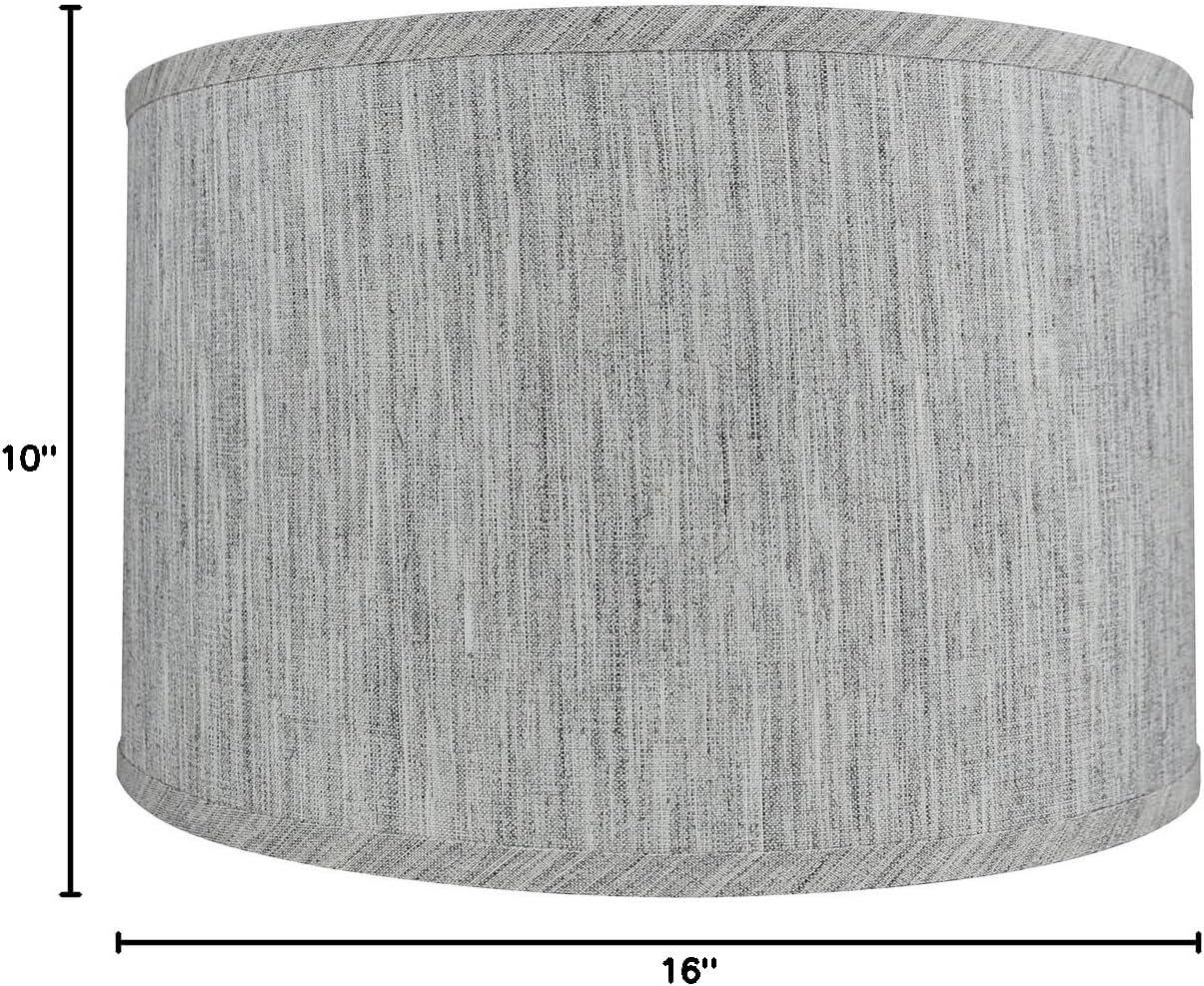 Urbanest Classic Smooth 16'' Linen Drum Lamp Shade