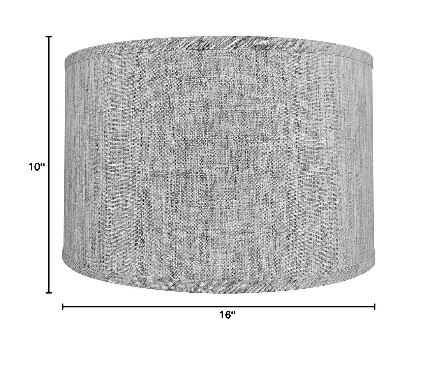Urbanest Classic Smooth 16'' Linen Drum Lamp Shade