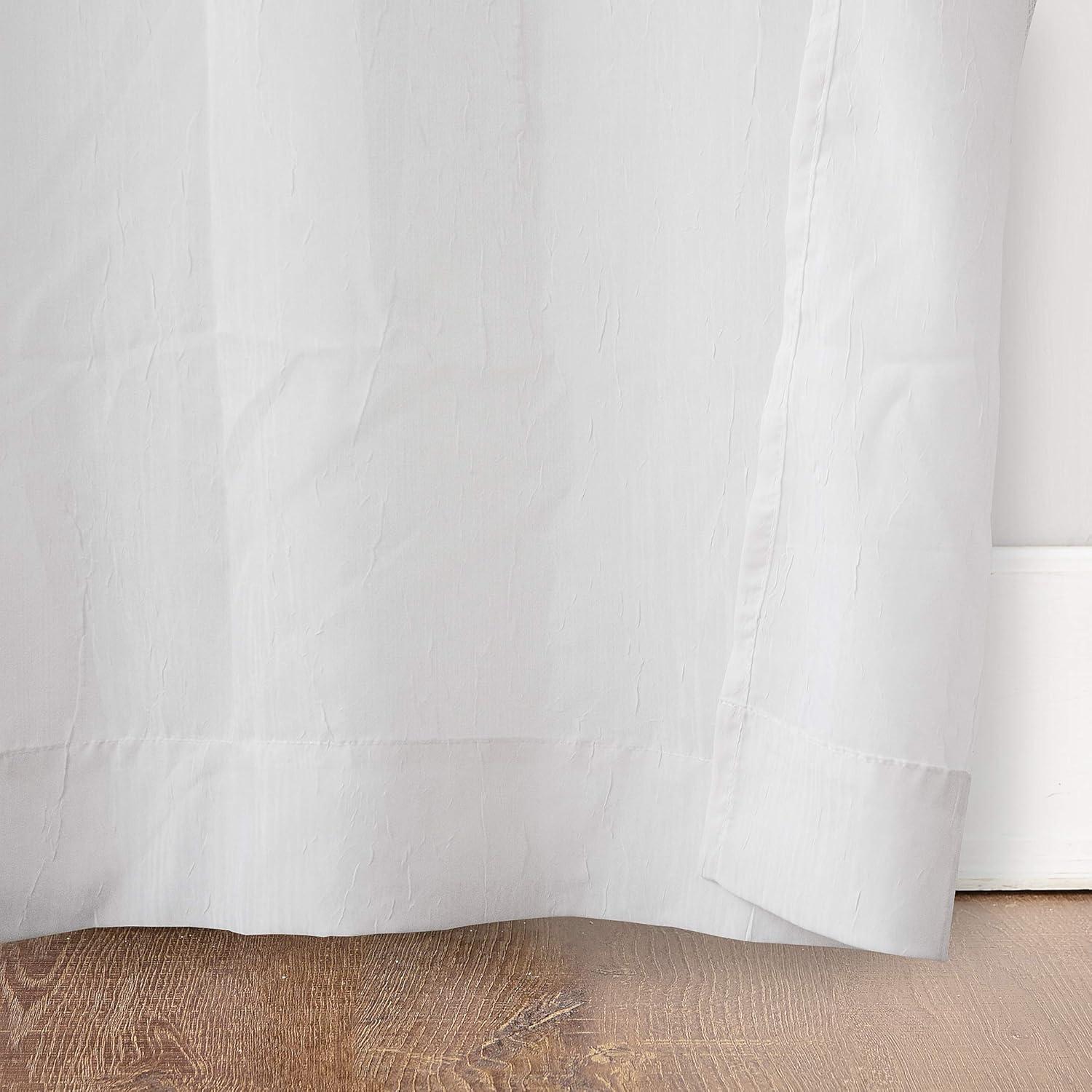 No. 918 Sheer Erica Crushed Voile Grommet Curtain Panel