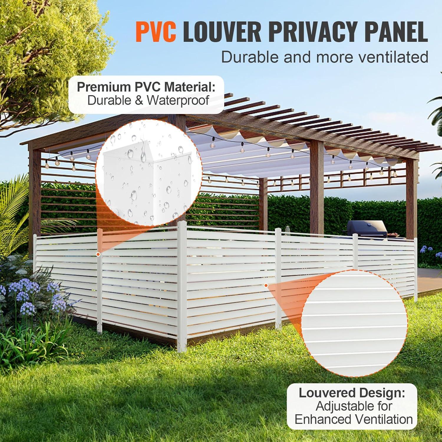 VEVOR 4 ft. H x 4 ft. W Outdoor Privacy Screens 2 Panels