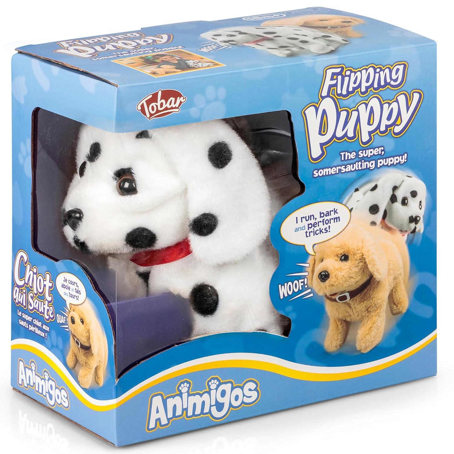 Tobar: Animigos Flipping Dalmatian Puppy, Walks, Barks & Wags Tail, Interactive