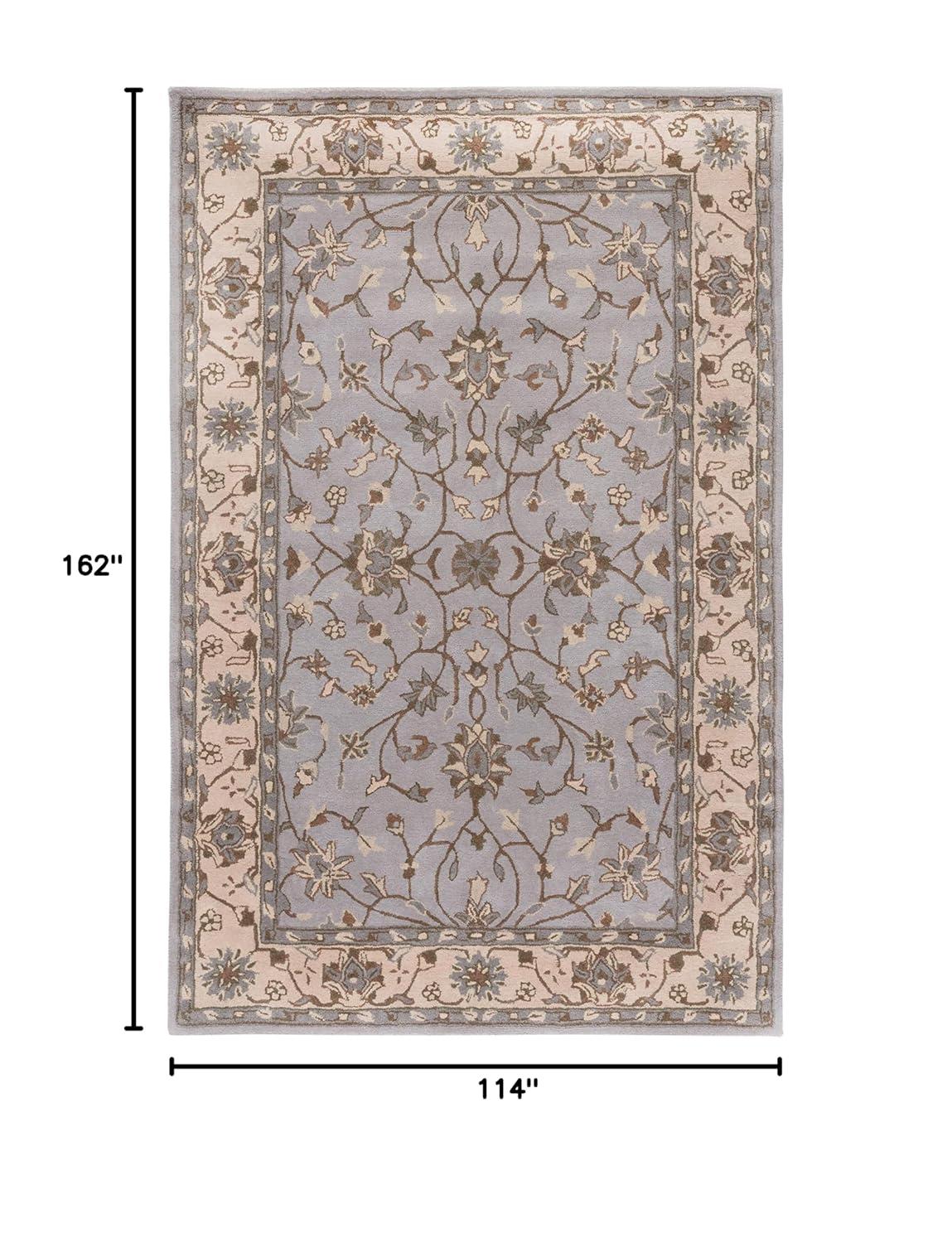 SAFAVIEH Heritage Rida Oriental Wool Area Rug, Beige/Grey, 9'6" x 13'6"