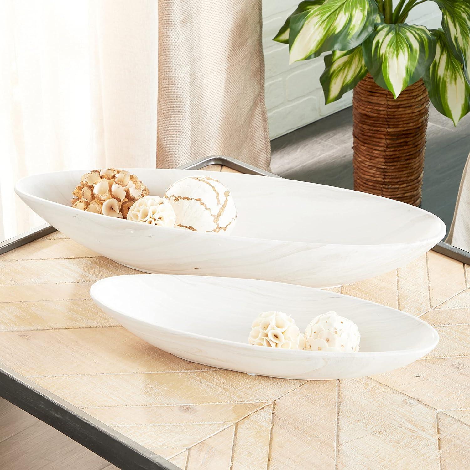 Contemporary 2-Piece Porcelain Pot Planter Set