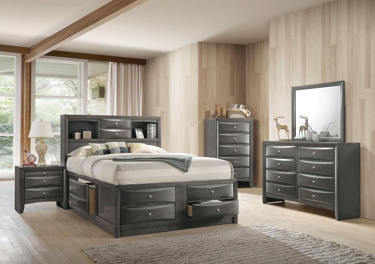 Wildon Home® Elyne Bookcase Storage Bed