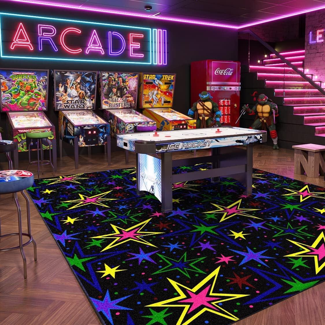 Joy Carpets Kapow Fluorescent Area Rug