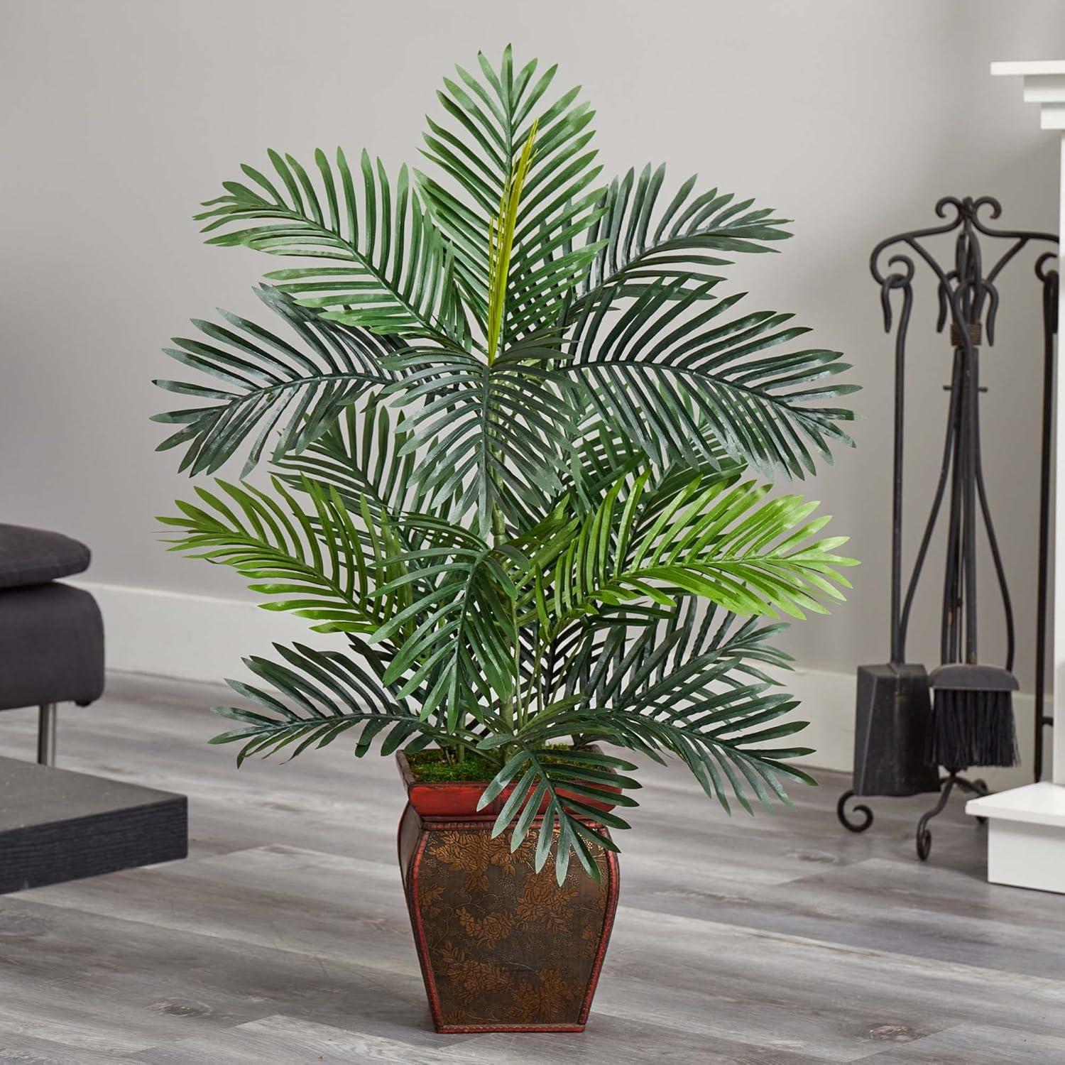 3ft Lush Paradise Palm Artificial Tree in Classic Planter