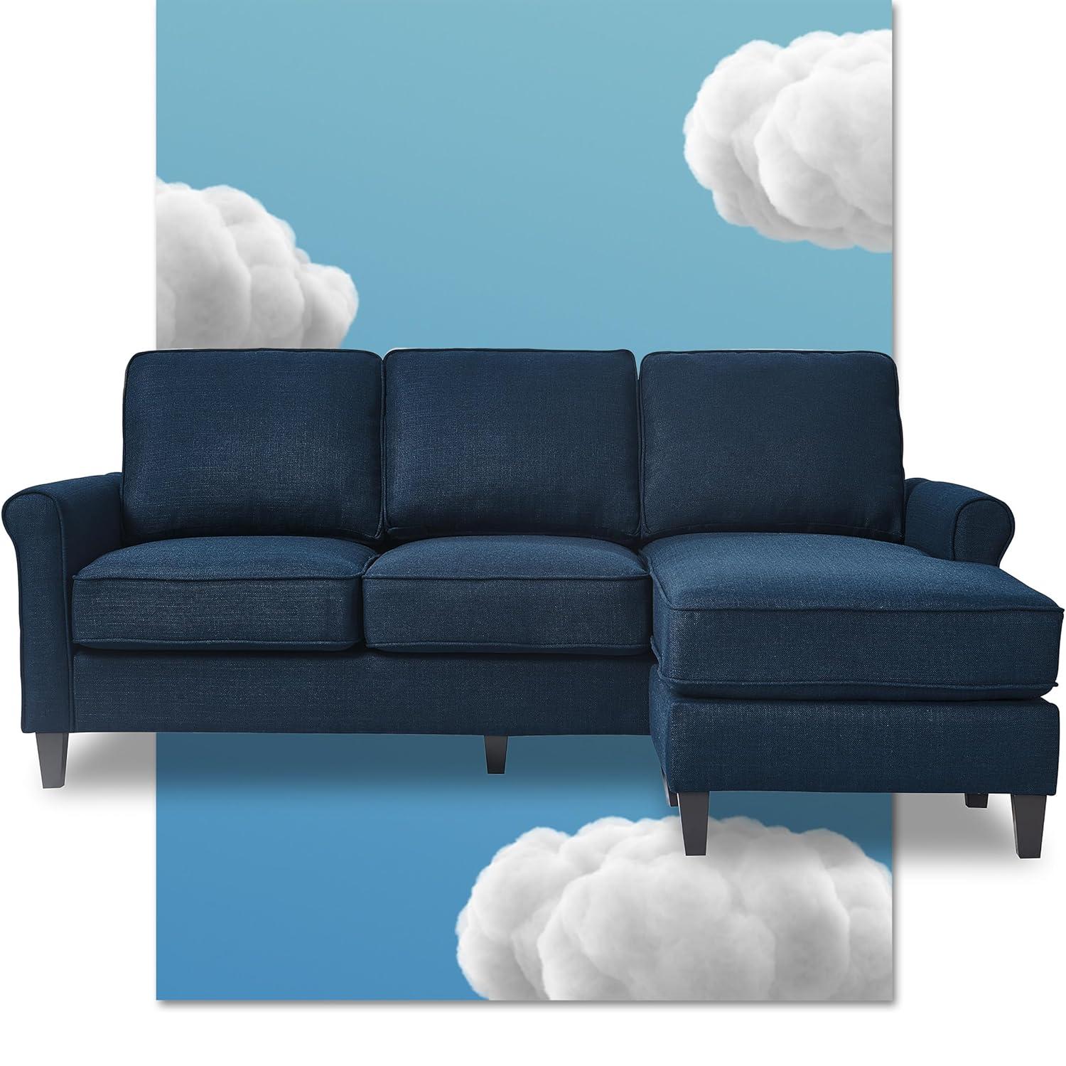 Serta Harmon Upholstered Reversible Sectional Sofa and Chaise