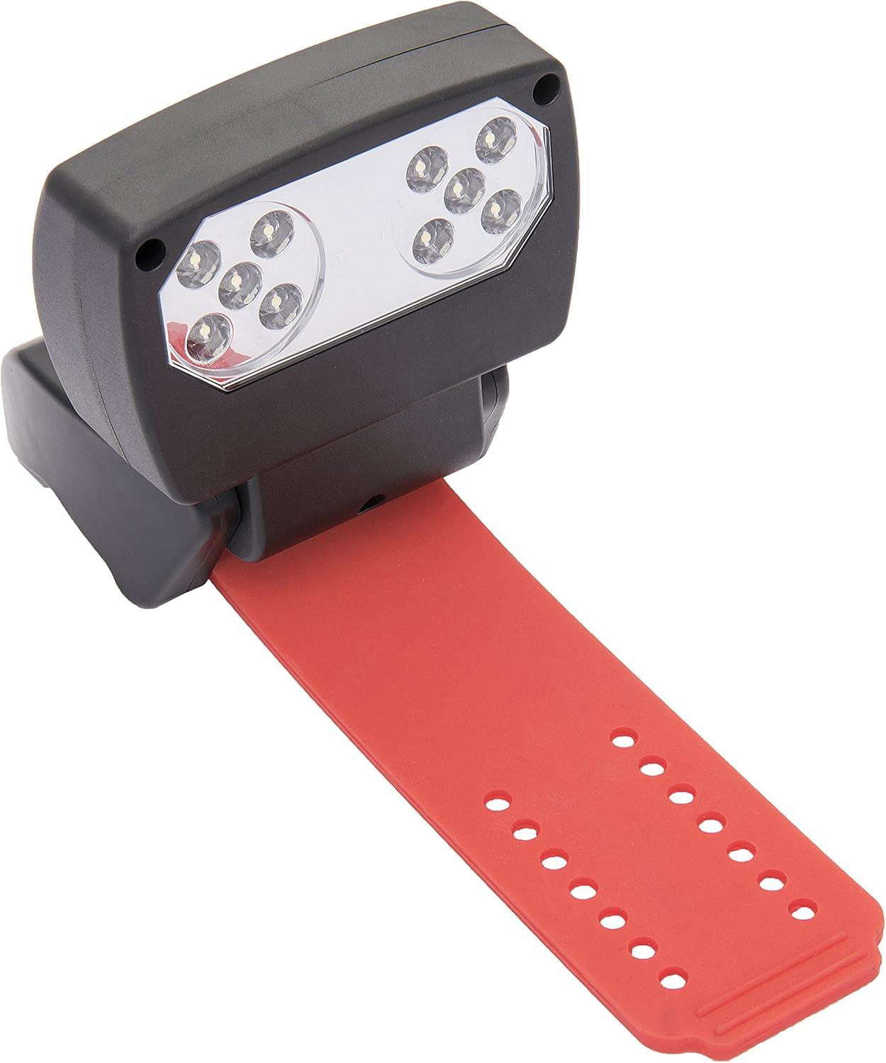 Universal Black LED Grill Handle Light with Red Strap