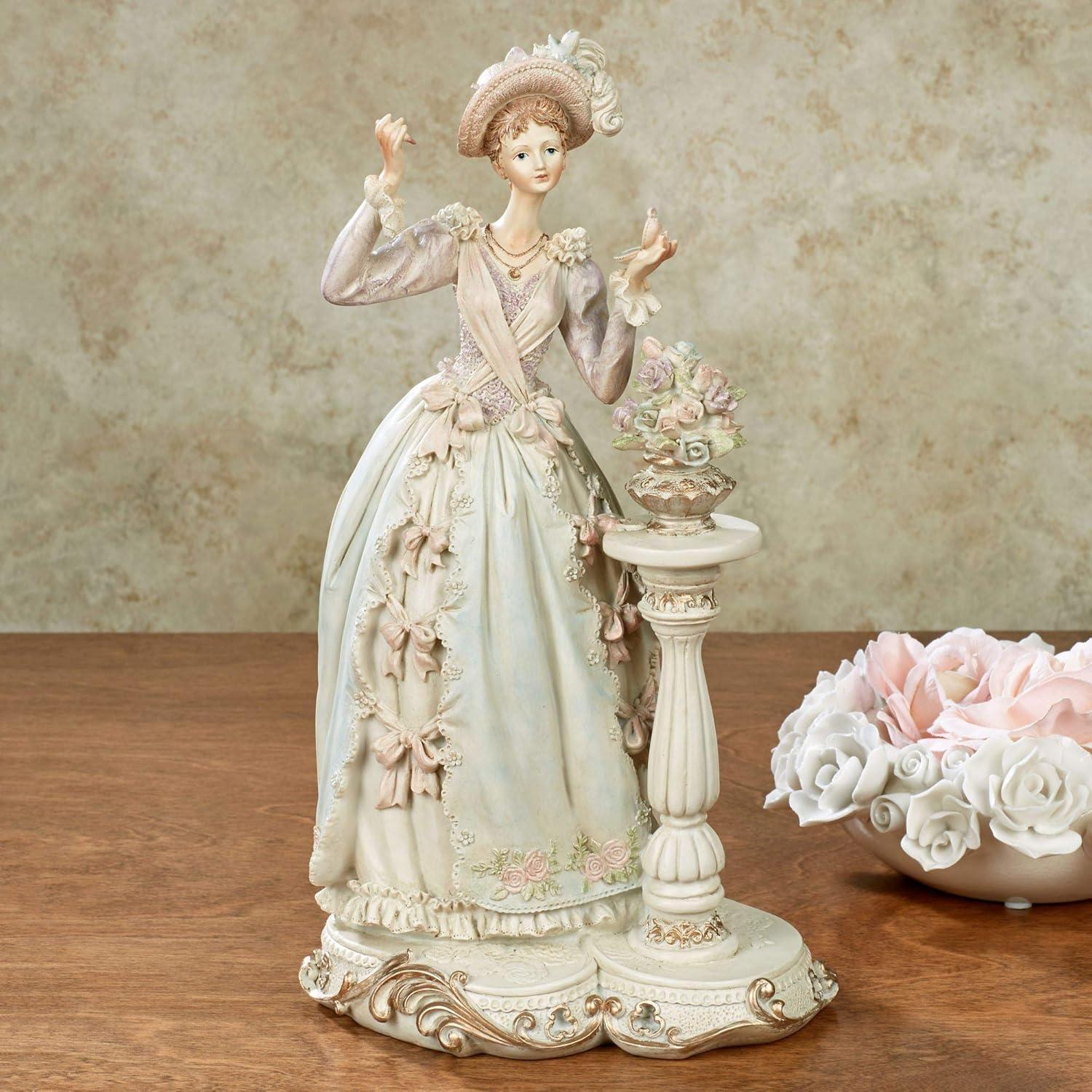 Pondering Pose Lady Figurine Multi Pastel Multi Pastel