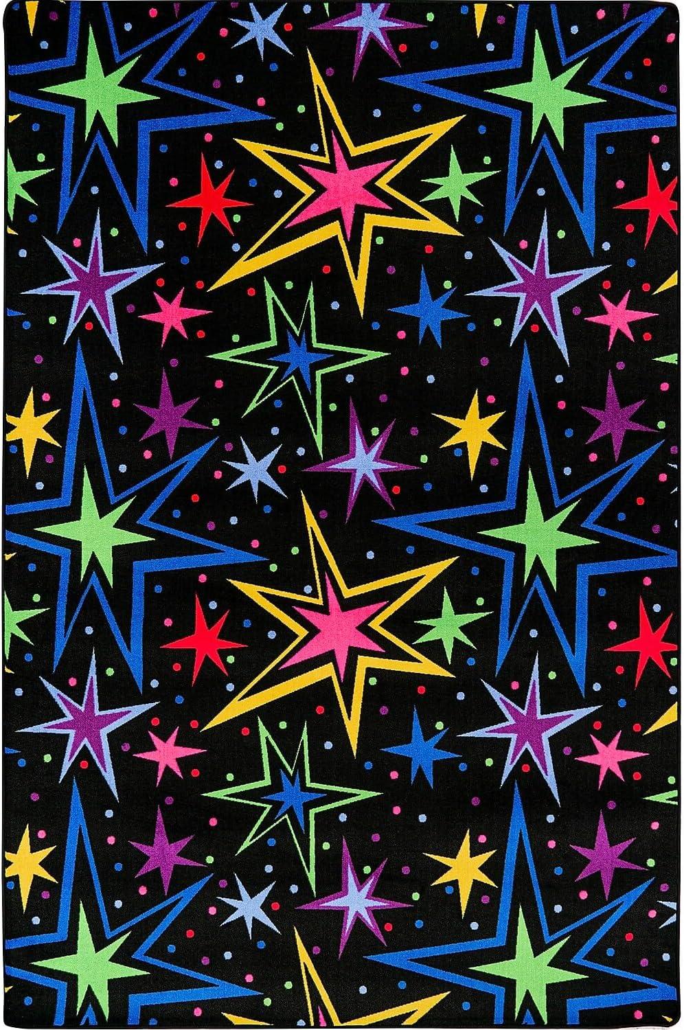 Joy Carpets Kapow Fluorescent Area Rug