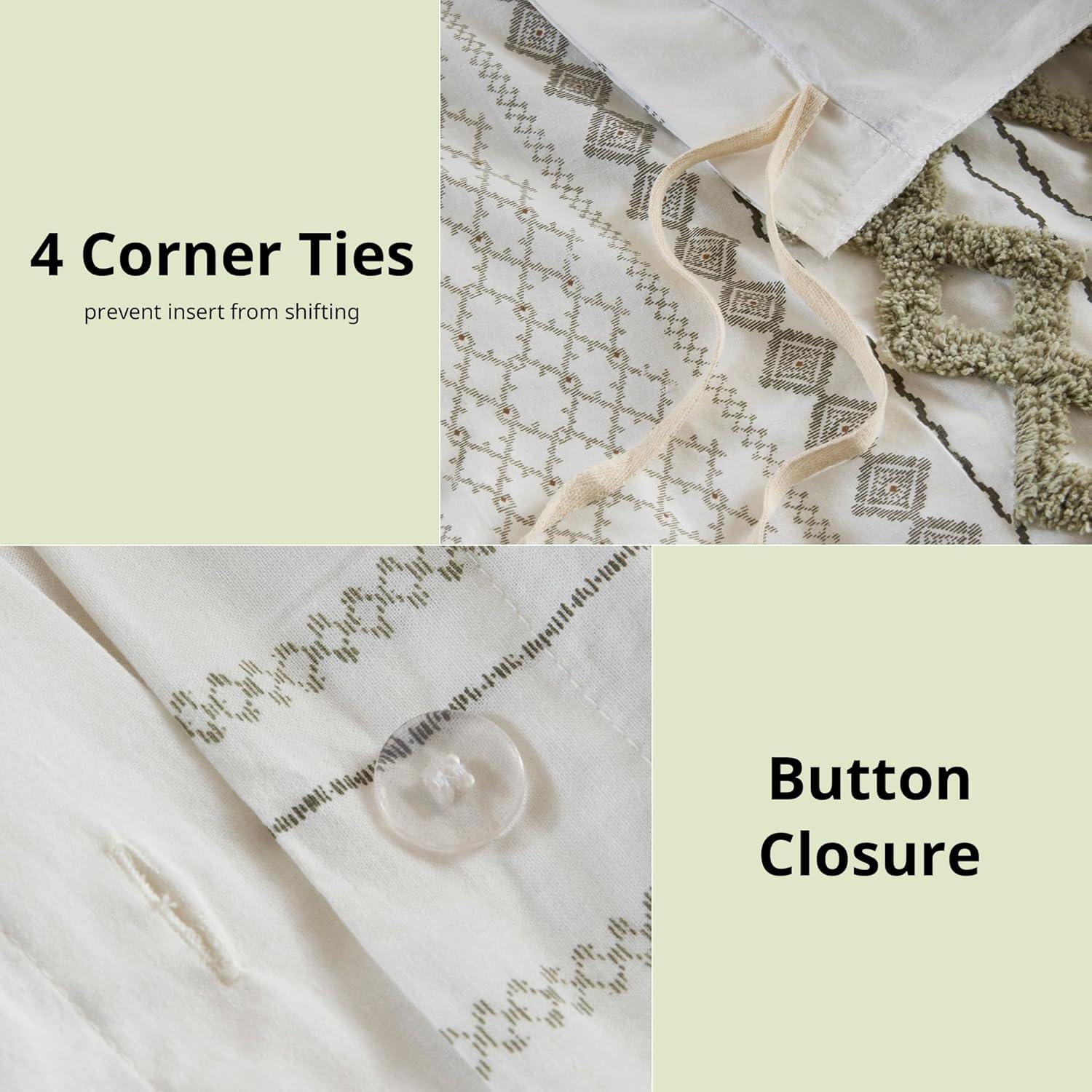 INK+IVY Imani Cotton Printed Duvet Cover Set