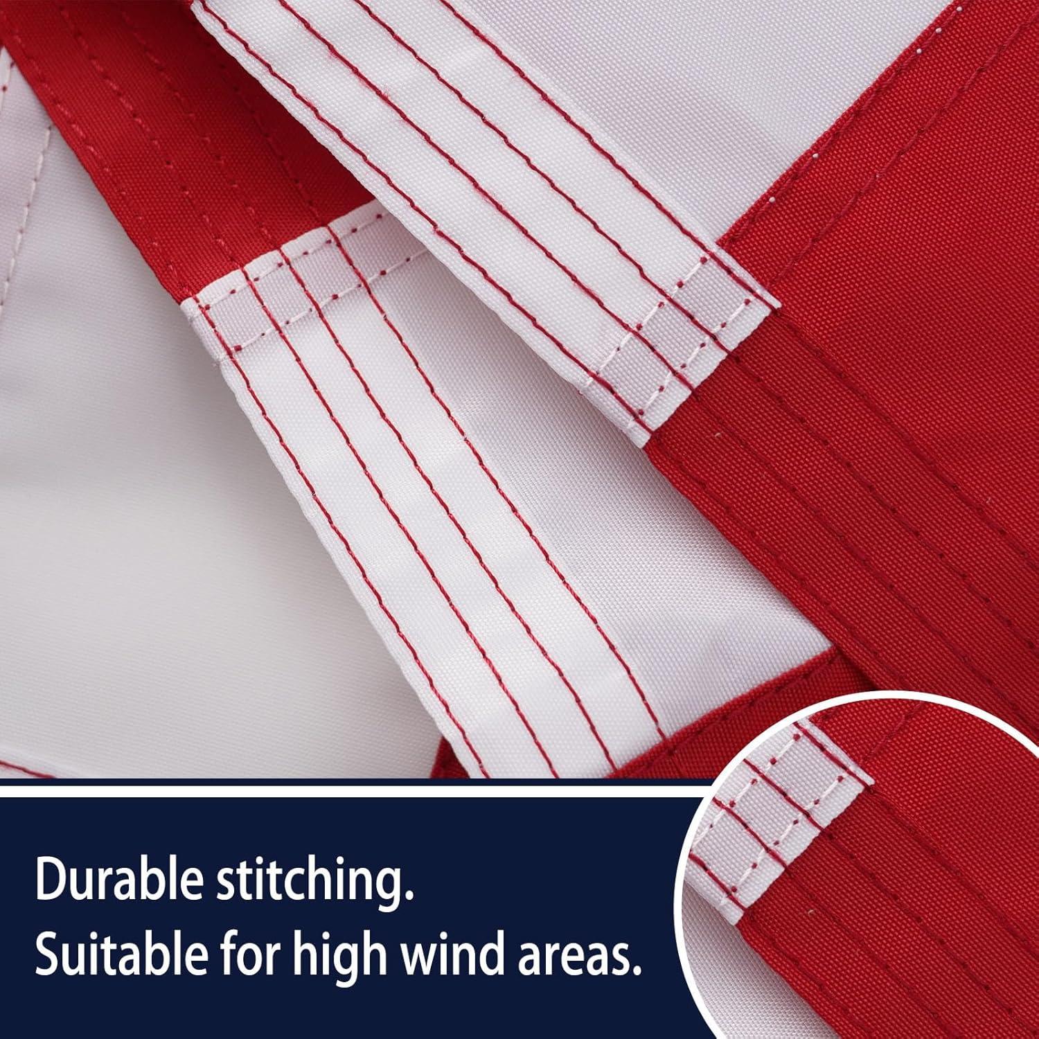 American flag USA flag 3x5FT-Embroidered Stars Flag Double Stitched Sewn Stripes Outdoors Indoors Heavy Duty flag Brass Grommets Banner