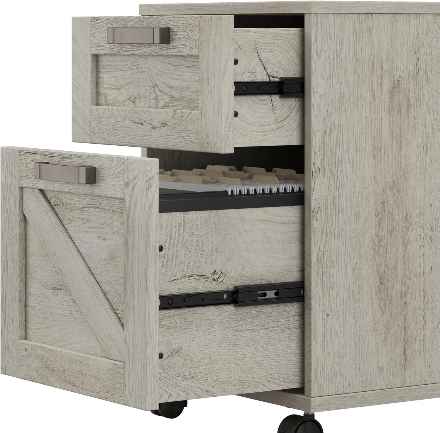 Cowden 16"W 2 -Drawer Mobile Vertical Filing Cabinet