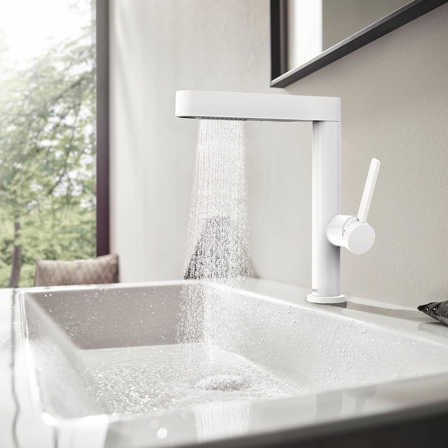 hansgrohe Finoris Single-Hole Faucet 230 with 2-Spray Pull-Out, 1.2 GPM